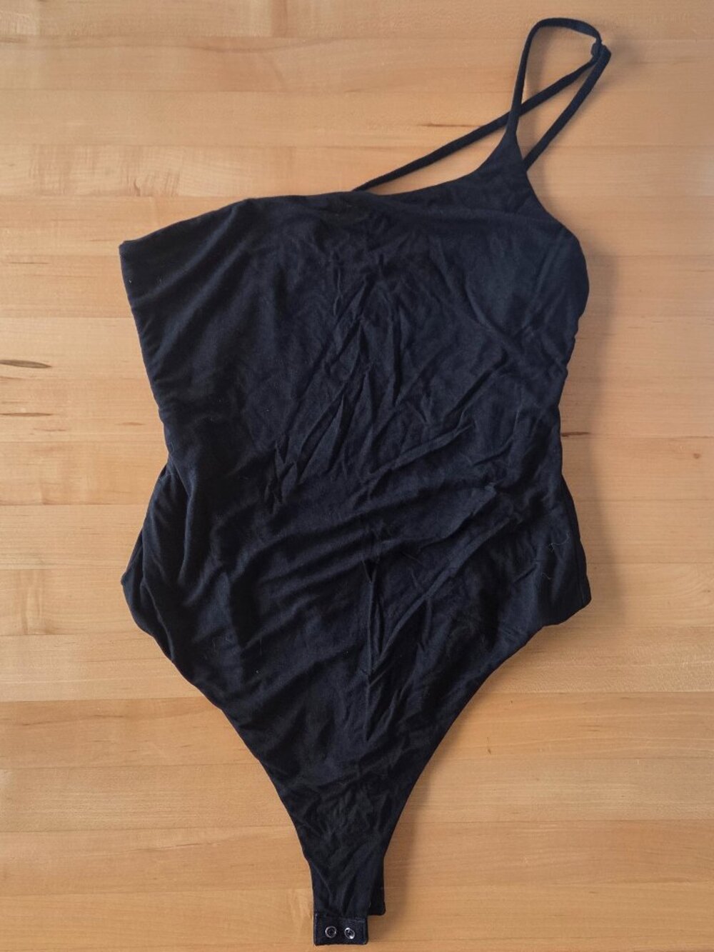Lovers and Friends Black One Piece Bodysuit Spaghetti Strap Solid Size S